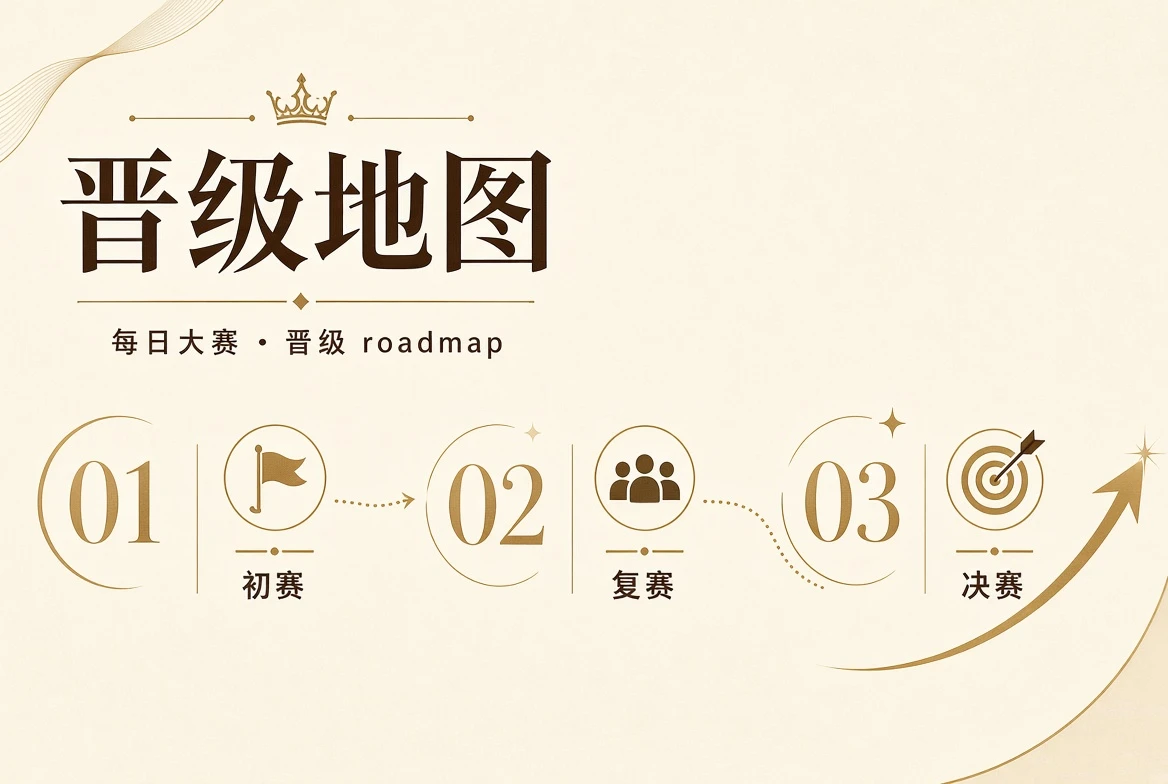 每日大赛赛事阶段路线视觉
